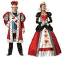 King of Hearts, Queen of Hearts - Classic Couple Costumes - Traditional Couple Costumes